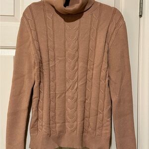 NWOT Cable Knit Turtleneck Sweater